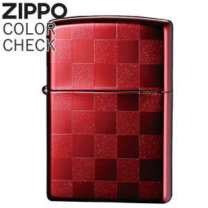 ZIPPO Wb|[ 25CK-RED J[`FbN bh  `FbN ԐF s͗l ZIPPOC^[ ICC^[