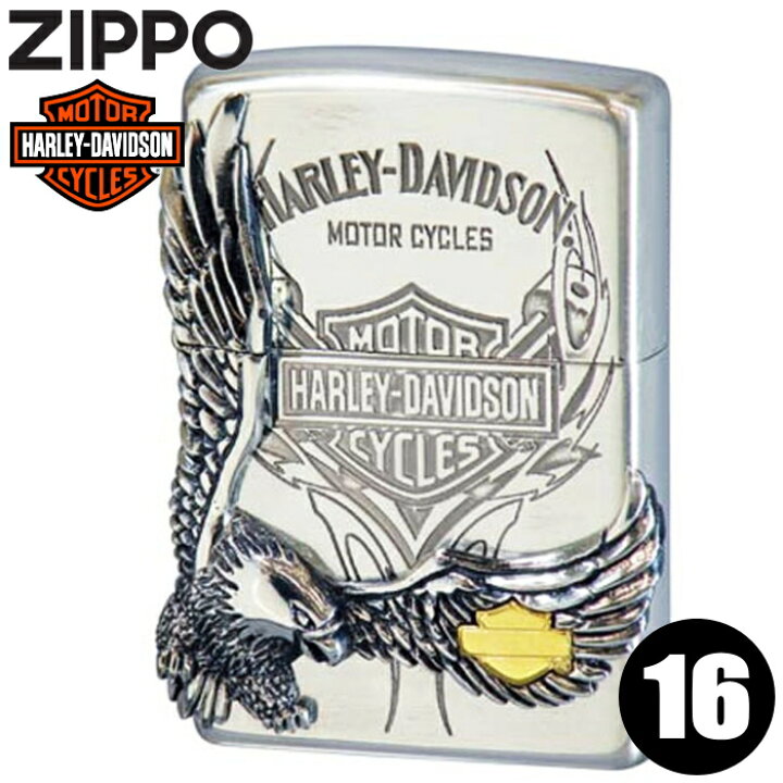 楽天市場】ZIPPO ハーレーダビッドソン HDP-16 イーグルメタル 