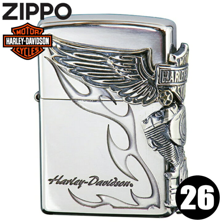 楽天市場】ZIPPO ジッポーライター HDP-26 ハーレーダビッドソン 