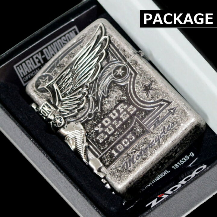 楽天市場】ZIPPO ハーレーダビッドソン HDP-28 サイドメタル シルバー 