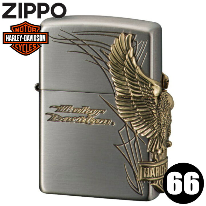 楽天市場】ZIPPO ハーレーダビッドソン HDP-66 サイドメタル ニッケル 