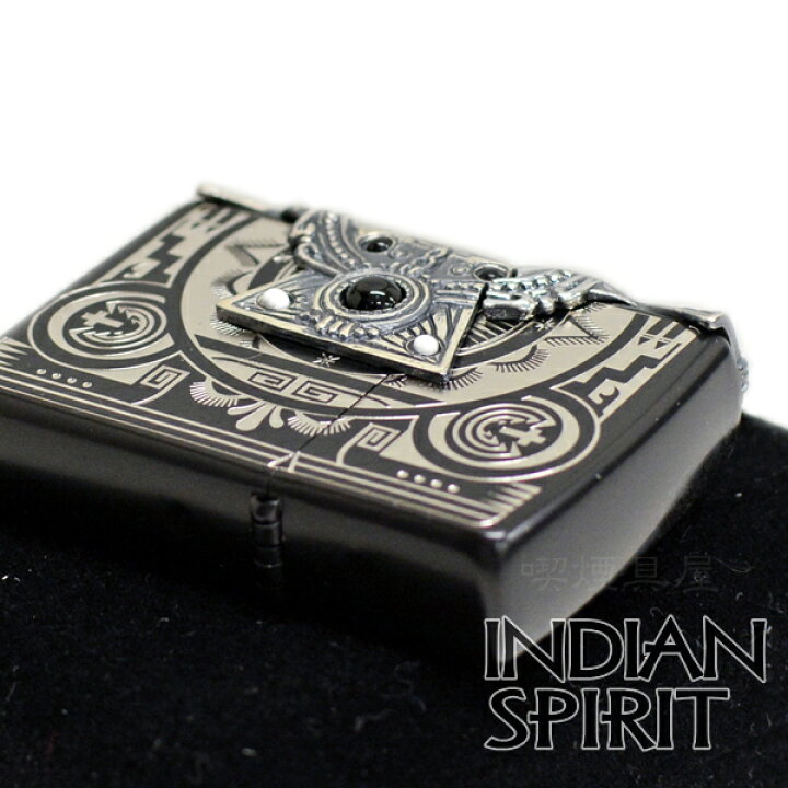 楽天市場】ZIPPO インディアンスピリット BKクロス ジッポー ライター