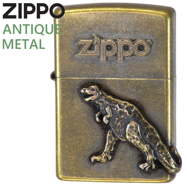 ZIPPO ジッポー アンティークメタル 恐竜 ティラノサウルス ブラスイブシバレル ZIPPOライター | 喫煙具屋 Zippo  Smokingtool Shop