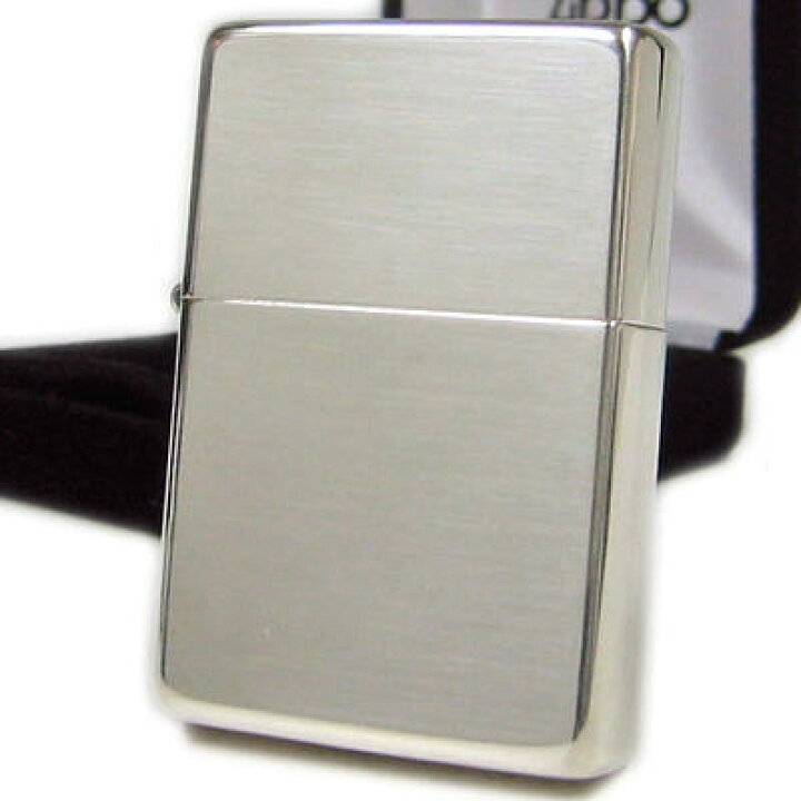 楽天市場】ZIPPO 16 スターリングシルバージッポー 純銀 