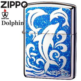 ZIPPO ライター アーマー ドルフィン A ジッポー イルカ かわいい ZIPPOライター オイルライター