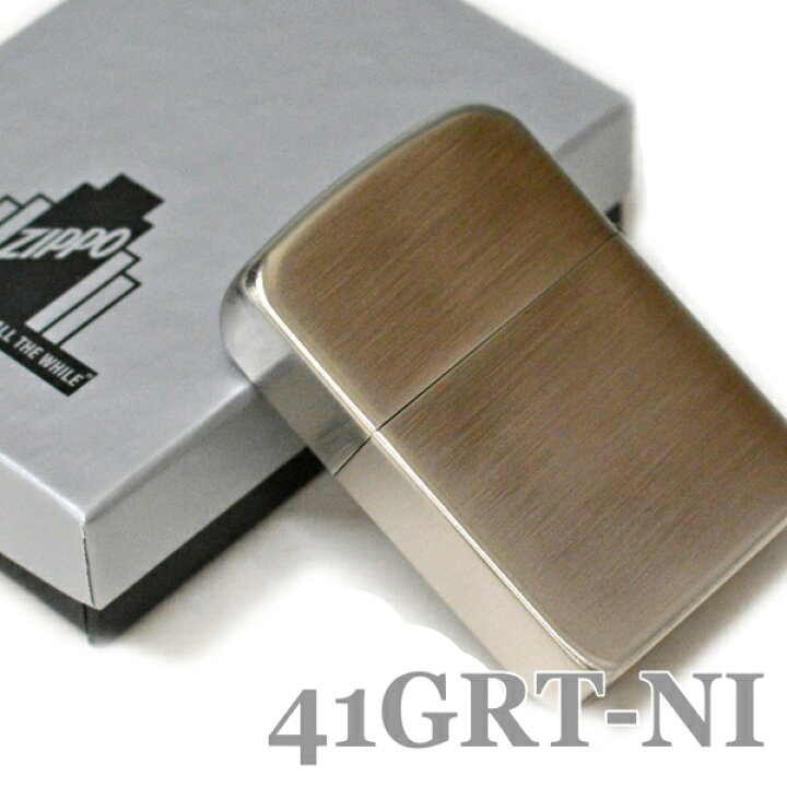 楽天市場】ZIPPO ギャランティー柄 41GRT-NI 1941レプリカ ニッケル古 