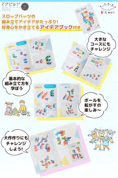 楽天市場】【グッド・トイ 受賞】 KitWell キットウェル マグビルド 