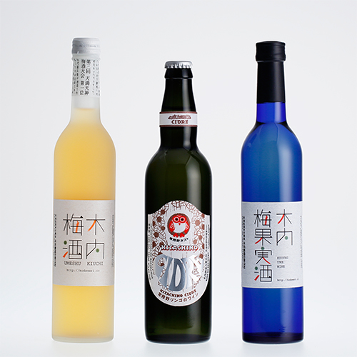 お買い得品 梅酒コンテスト日本一になった木内梅酒と国産林檎から造ったシードルと梅ワインのセット 常陸野シードル 梅酒 限定特価 CUK-29 梅ワインのセット