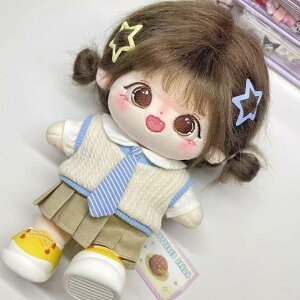 20cm 綿花の人形 コットンドール ミニ洋服 韓国ファッション アイドル衣装 ぬいぐるみ用服 洋服/ズボン/靴/ネクタイ/帽子/スーツ ぬいぐるみ 服 20cm ぬいぐるみ 服セット
