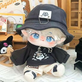20cm 綿花の人形 ミニ洋服 韓国ファッション アイドル衣装 ぬいぐるみ用服 洋服/ズボン/靴/ネクタイ/帽子/スーツ ぬいぐるみ 服 20cm ぬいぐるみ コスチューム 服セット靴あり