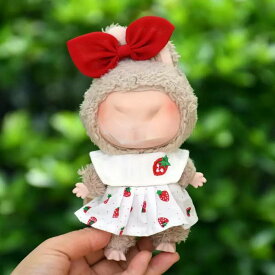 THE MONSTERS Exciting Macaron ぬいぐるみ用服 LABUBU ラブブ マカロン洋服/ズボン/靴/ネクタイ/帽子/スーツ ぬいぐるみ 服 17cm　15cm ぬいぐるみ 服セット