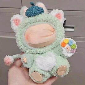 THE MONSTERS Have a Seat ぬいぐるみ用服 LABUBU ラブブ マカロン洋服 ぬいぐるみ 服 15cm ぬいぐるみ 服セット