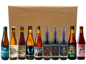 お家飲み・ベルギービールセット 厳選10本入り ギフトセット 送料無料 ギフト プレゼント お酒 飲み比べ 詰め合わせ