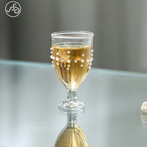 IwaiLoft 十卿 Glass Art 工芸作家作品 夢 高足 ティーグラス 冷茶グラス 湯呑み おしゃれ 40ml グラス 耐熱ガラス 小鉢 ガラス 小さめ デザート・アミューズカップ 盃 酒杯 足つき ミニボール 豆鉢