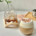 丸い コーヒーグラス かわいい デザート カップ 370ml 円型 コップ ガラス タンブラー ティーカップ シンプル クリア ロックグラス ミルク ヨーグルト お酒 コーヒー 紅茶 硝子グラス おしゃれ 食器 喫茶店 来客用 新生活 クリスマス ギフト プレゼント kiyokyou