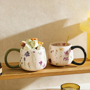 レトロ 田園風 コーヒーマグカップ 美しい 小花柄 陶磁器 かわいい 北欧 モダン コップ コーヒー お茶 紅茶カップ ミルク モーニングカップ ヨーグルト デザートグラス お茶 ティーカップ オ
