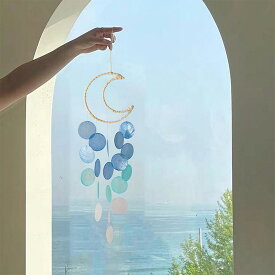 ins風 天然貝風鈴 おしゃれ モビール カピス貝 貝殻 シェル 窓辺 壁掛け 吊り下げ 涼しげ 癒し 音色 かわいい 子供部屋 赤ちゃん 窓 ベッドルーム 飾り 撮影小物 夏を乗り切る インテリア 雑貨 ギフト プレゼント 北欧風 出産祝い 誕生日 新生活 Kiyokyou