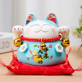 貯金箱 招き猫 まねきねこ 置物 縁起物 招福ねこにしきバンク事業 招き猫 かわいい ねこ 猫 開業祝い 開店祝い オブジェ 贈り物 プレゼント 貯金箱 コイン バンク 猫雑貨 小物 縁起物 インテリア グッズ アイテム 初売り 新年 プレゼント kiyokyou