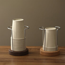 【2点以上送料無料】kiyokyou カップホルダー 木製 紙コップホルダー 置き型 ダブル 木 カップスタンド カップディスペンサー コップホルダー 卓上 紙カップ 蓋 収納 ケース コップスタンド ペーパーカップ 使い捨てカップ 引っ越し 新生活 プレゼント