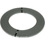 帯鉄 メッキ 厚0.6mm 巾19mm 1巻 約25kg レギュラータイプ リボン巻き 結束鉄帯バンド 鉄帯 ベーリングフ…