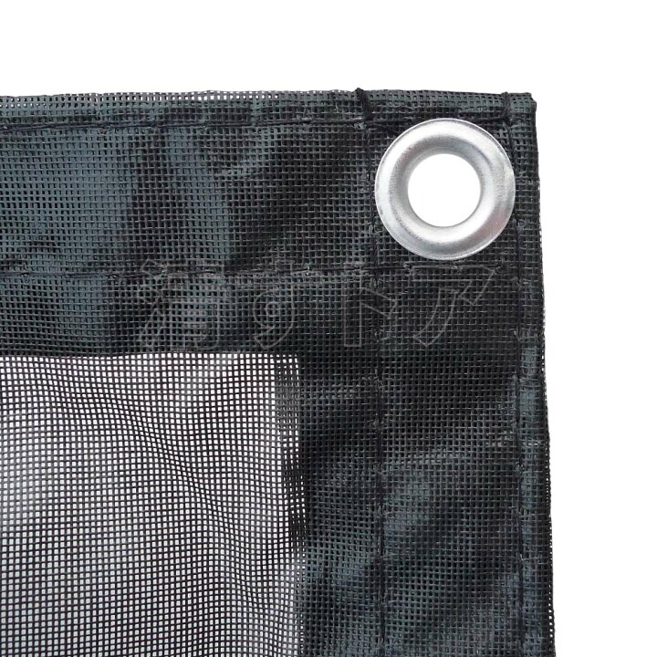 楽天市場】防炎メッシュシート ブラック 1.8×7.2m 10枚(1枚2370円 
