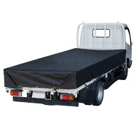 トラックシート 黒 3号 2.3m×3.6m 中型トラック用 シートゴム付 荷台シート 平シート 荷台カバー エステ…