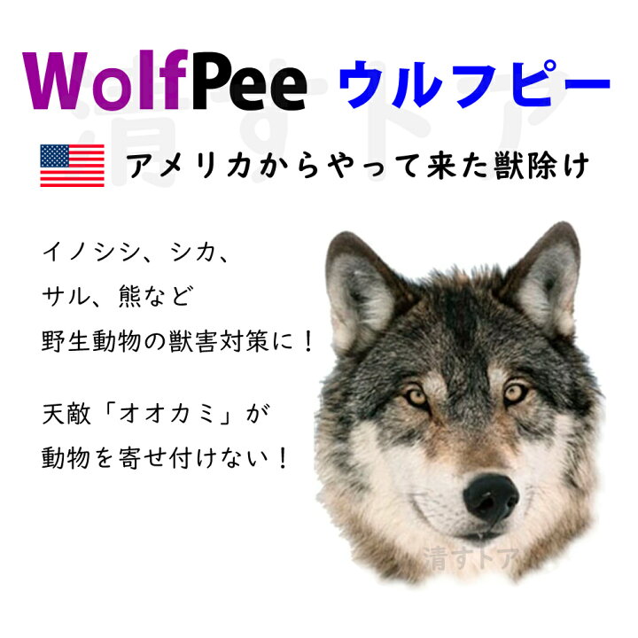 品質満点 撃退マシーン ドットコム天然100 野生オオカミ尿 天然ウルフ尿 害獣対策 イノシシ猿ハクビシン鹿 野良猫 ウルフピー同内容同品質品 アニマルピーno 1 ガロンボトル Zuikan Jp
