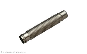 【FF暖房機の排気延長に】φ40×φ41排気筒【自在ジョイント470mm】
