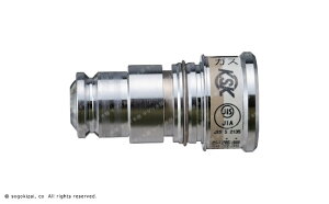 【ホースエンドをカチットに変換】ガス栓用プラグ(ガス栓側ホースエンド用・プロパンガス・都市ガス兼用)