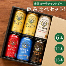 お年賀 ギフト エチゴ ビール 詰め合わせ 【 エチゴビール 飲み比べ セット 】 越後ビール ピルスナー スタウト コシヒカリ レッドエール 350ml 贈答用 プレゼント 男性 女性 父 母 ビールギフト 記念日 還暦祝い 出産内祝い 祖父 祖母 祝い クラフトビール 母の日