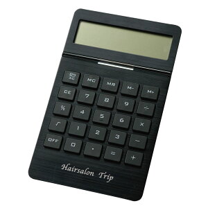 開店祝い 名入れ 電卓 おしゃれ 【 アルミ製電卓 】 美容室 サロン 誕生日 プレゼント 名前入り 男性 女性 友達 12桁 大きい 生活雑貨 友人 飲食店 開業祝い 名入り ギフト 開店 開業 周年 記念