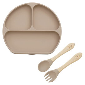 ひっくり返らない ベビー食器 離乳食 食器 ワンプレート 食器セット 吸盤付き プレゼント 名入れ 送料無料 【 ベビー シリコンプレート 】 出産祝い ギフト セット お皿 すべり止め スプーン 子供 キッズ 誕生日プレゼント 赤ちゃん 男の子 女の子 孫 甥 姪