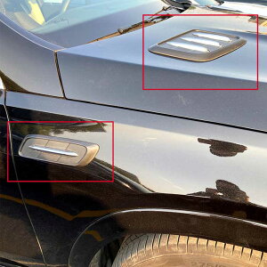 メルセデス ベンツ対応 用 カーアクセサリー エクステリア デコレーション GLE W167 2019+ ピアノ ブラック エンジンフード エアコン吹き出し口カバー トリム ローム サイドフェンダー 吹き出し