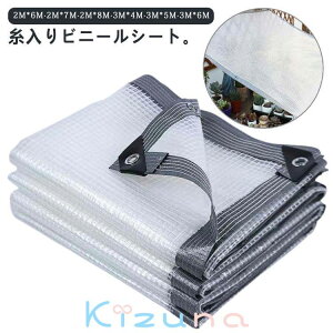 PVC 透明 ビニールシート 糸入り 0.3mm厚 屋外 防水シート 断熱シート ガーデニング 植物保護カバー 紫外線対策 雨よけシート 節電 防風 防水 防塵 防虫 防寒 農作業 温室 保温 風よけ 目隠し カ