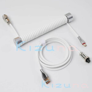 USB-C �R�C���P�[�u�� �L�[�{�[�h �O���o�X�^�[ USB�P�[�u�� �R�C���� �Q�[�~���O�L�[�{�[�h type-c �J�X�^���P�[�u�� �_�u���X���[�u �q��R�l�N�^ �����f�[�^�`��