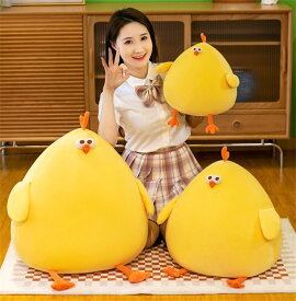 ＼10%OFF 楽天スーパーSALE限定／ひよこ ぬいぐるみ ニワトリ 癒し 添い寝枕 ふわふわ かわいい 抱き心地いい 柔らかい でかい 抱き枕 かわいい 女の子 可愛い プレゼント 誕生日 おもちゃ