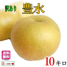 9月上旬〜中旬　豊水　梨　訳あり　減農薬 長野県産 10キロ
