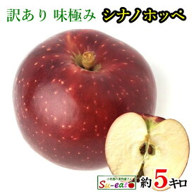 10月下旬〜11月上旬 シナノホッペ　訳あり りんご 減農薬 長野県産 5キロ　レビューを書いたら200円クーポン