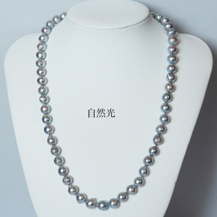 楽天市場】シルバー925 アコヤ本真珠 パール ネックレス 特濃 