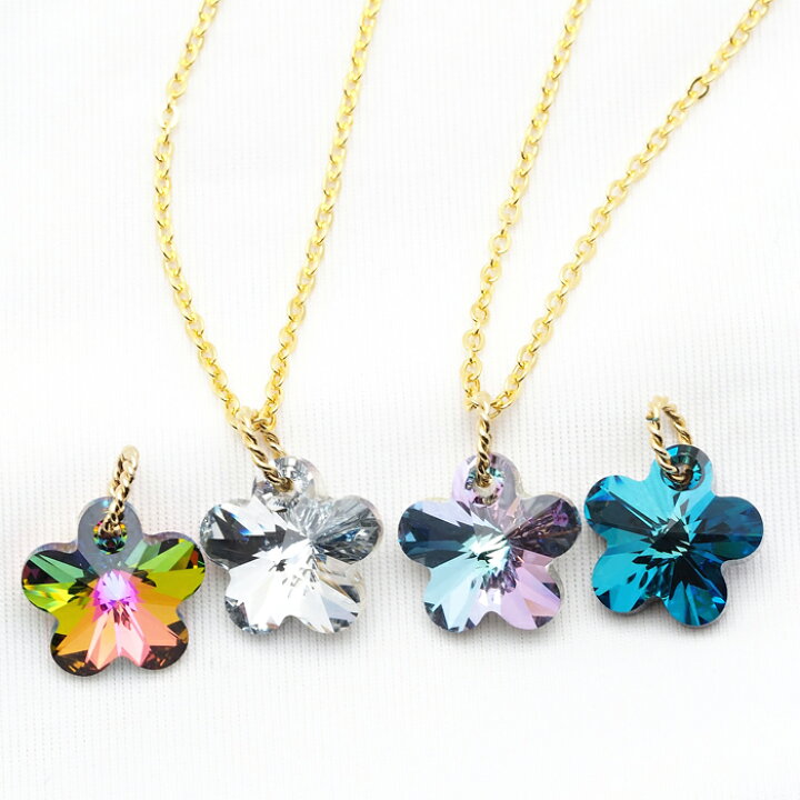 楽天市場】ヴィンテージ スワロフスキー フラワー ペンダント  