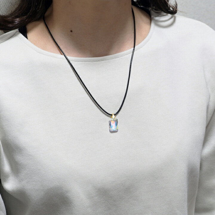 楽天市場】スワロフスキー エメラルドカット ペンダントネックレス 全6 