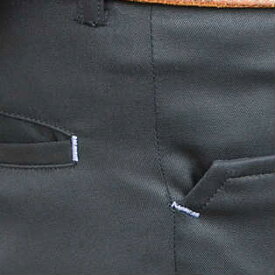 有料オプション：パンツの管止め糸色違い-指定 当店でオーダースーツを作られた方のみのオプション