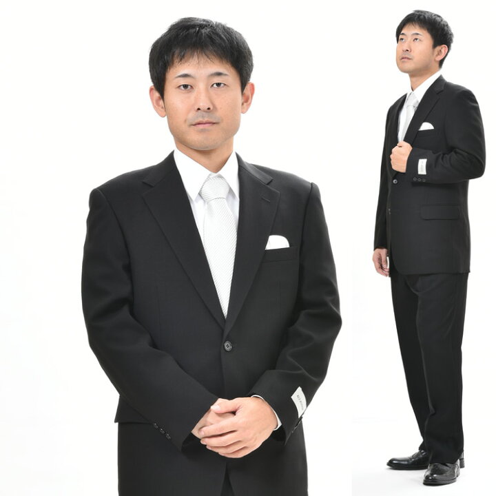 楽天市場】夏用 ブラックスーツ【シングル】略礼服 喪服 ：RM18480【2 