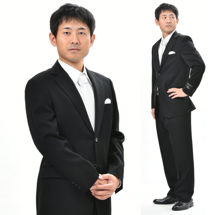 楽天市場】【日本製】合服 ブラックスーツ ：シングル略礼服 喪服【2B 