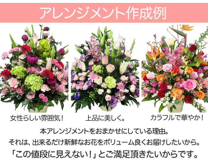 楽天市場 誕生日 開店祝い 送料無料 退職 卒業 入学 女性 男性 お祝い 花 即日 開業 生花 ギフト 感動特大 フラワーアレンジメント プレゼント 用ギフトボックスでお届け あす楽 13時 まで ｈａｎａファクトリー