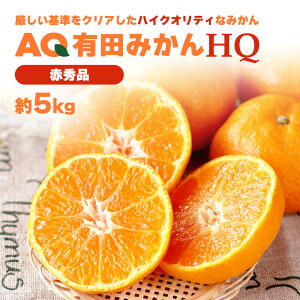 AQ有田みかんHQ 有田みかん ケース 箱売り 和歌山県産 5kg S もしくは M みかん ミカン 蜜柑 フルーツ 果物 果実 くだもの お歳暮 ギフト 贈答 贈り物 プレゼント 御祝 お祝い 御供 お供え 大容量