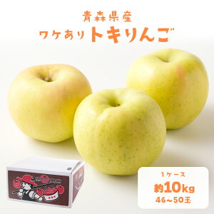 ケース 箱売り 青森県産 トキりんご 10kg トキ りんご リンゴ 林檎 ご自宅用 ご家庭用 フルーツ 果物 果実 くだもの 訳あり 御祝 お祝い 御供 お供え 大容量 まとめ買い 【BO】 [青森県 トキりん