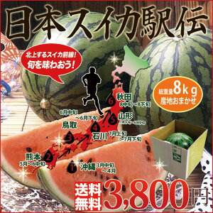 店長激オシ!日本の「すいか前線」を味わおう!「日本列島すいか駅伝」