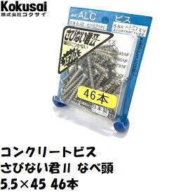 【14時までの注文で当日出荷】コンクリートビス・ALCビスさびない君2ミニパックコンビス 一発ビス ノンプラ ALC へーベル タッピング モルタル ブロック サイディング サドル ノープラグビス さびないくん サビナイくん ブリスターパック お試し