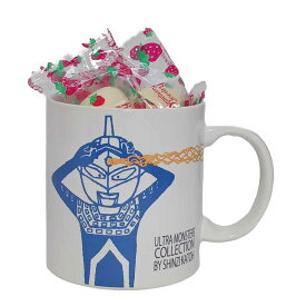チョコレート ギフト 子供 フリーズドライイチゴチョコレート 5粒 ミドル マグカップ 1個 セット ウルトラマン ウルトラセブン 330ml 磁器 カップ 電子レンジ対応 日本製 ホワイトデー お返し おしゃれ 雑貨 lal filo